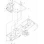 Chassis/Frame Assembly for Husqvarna Rider 13 AWD Ride on Mowers