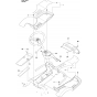 Cover-1 Assembly for Husqvarna Rider 13 C Ride on Mowers