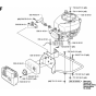 Engine Assembly for Husqvarna Rider 13 R Ride on Mowers