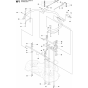 Protection Frame Assembly for Husqvarna Rider 155 AWD Ride on Mowers