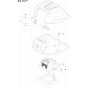 Hood Assembly for Husqvarna Rider 15V2 Ride on Mowers