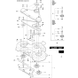 Mower Deck-4 Assembly for Husqvarna Rider 16 Ride on Mowers