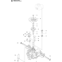 Transmission-2 Assembly for Husqvarna Rider 175 AWD Ride on Mowers