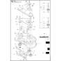 Cutting Deck Assembly for Husqvarna Rider 18 Ride on Mowers