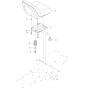 Seat Assembly for Husqvarna Rider 18 AWD Ride on Mowers