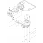 Engine Assembly for Husqvarna Rider 18 AWD Ride on Mowers