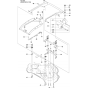 Cutting Deck Assembly for Husqvarna Rider 18 AWD Ride on Mowers