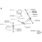 Steering Assembly for Husqvarna Rider 850 Ride on Mowers