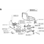 Seat Assembly for Husqvarna Rider 850 HST Ride on Mowers