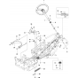 Steering Assembly for Husqvarna Rider Battery Ride on Mowers