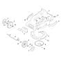 Housing, Front Axle for Stihl RM 545.1 T Mower