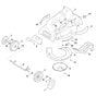 Housing, Front Axle for Stihl RM 545.1 VM Mower