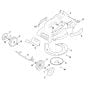 Housing, Front Axle for Stihl RM 545.1 VR Mower