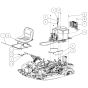 Frame Assembly -2 for OREC RM830 Mower