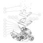 Frame Assembly -1 for OREC RM97 Mower