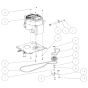 Engine Assembly -2 for OREC RM97 Mower