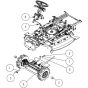 Frame Assembly -6 for OREC RM980F Mower