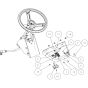 Steering Assembly for OREC RM980F Mower