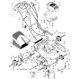 Complete Product Assembly for Husqvarna Royal 153 Consumer Lawn Mower