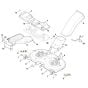 Mowing Deck Housing for Stihl RT 6127.1 ZL Ride on Mower