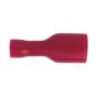 Fully Insulated Terminal 6.3mm Female Red Pack of 100 Sealey Part No. RT16