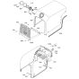 Front Cover Assembly for Wacker RT56-SC2 Trench Roller