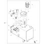 Hydraulic Tank Assembly for Wacker RT82-SC Trench Roller