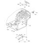 Rear Cover Assembly for Wacker RT82-SC2 Trench Roller