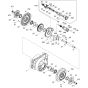 Drum Drive with Brake Assembly for Wacker RTLx-SC3 Trench Roller