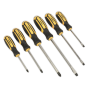 Screwdriver Set 6pc Hammer-Thru Sealey Part No. S0753