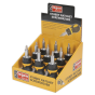 Screwdriver Ratchet Stubby Display Box of 9 Sealey Part No. S0936