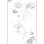 Motor Assy for Husqvarna S36 Petrol Dust Extractor