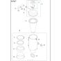 Tank Assy for Husqvarna S36 Petrol Dust Extractor