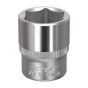 WallDrive Socket 18mm 3/8"Sq Drive Sealey Part No. S3818