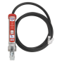 Professional Tyre Inflator with 2.7mtr Hose & Clip-On Connector Sealey Part No. SA37/94