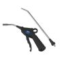 Air Blow Gun with Safety Nozzle & 2 Extensions Sealey Part No. SA914