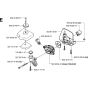 Carburetor & Air Filter Assembly for Husqvarna Saw Attachment Pole Pruners