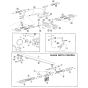 Blade Drive, Depth Control Assembly for Husqvarna SC18 Sod Cutter