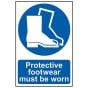 Protective Footwear Must Be Worn - PVC 200 x 300mm by Scan - 16