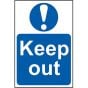 Keep Out - PVC 200 x 300mm by Scan - 255