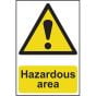 Hazardous Area - PVC 400 x 600mm by Scan - 4107