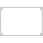 Rigid Backing Board - FMX 600 x 400mm by Scan - 4500