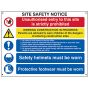 Composite Site Safety Notice - FMX 800 x 600mm by Scan - 4550