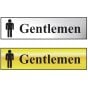 Gentlemen Bathroom Sign 200 x 50mm