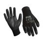 Black PU Coated Gloves Size 8 Medium (Pack of 12)