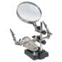 Mini Robot Soldering Stand with Magnifier & Iron Holder Sealey Part No. SD150H