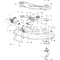 48"/122cm Cutting Deck Assembly-1 for Husqvarna Cutting Deck SD48 Riders