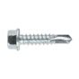 Self Drilling Screw 5.5 x 25mm Hex Head Zinc DIN 7504K Pack of 100 Sealey Part No. SDHX5525