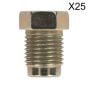 Brake Pipe Nut M10 x 1mm Short Male Pack of 25 Sealey Part No. BN10100SM