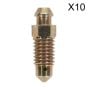 Brake Bleed Screw M8 x 24mm 1.25mm Pitch Pack of 10 Sealey Part No. BS8125